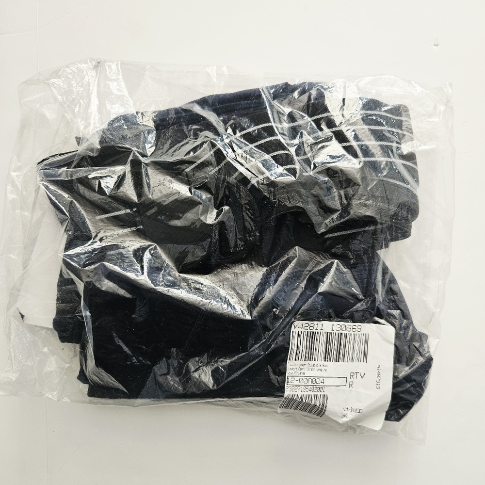 Tommie Copper Adjustable Back Support CAPRI Length Leggings Size XXL Navy Blue - Picture 5 of 6